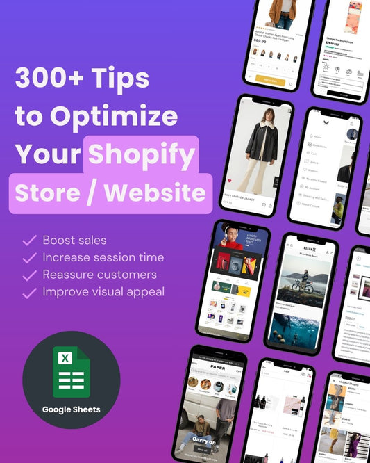 The Ultimate E-Commerce Shopify Store & Website Checklist