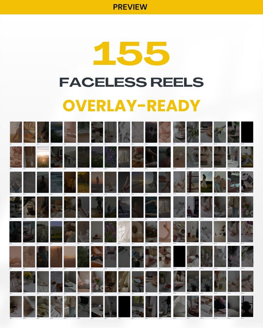 155 Overlay-Ready Faceless Reels