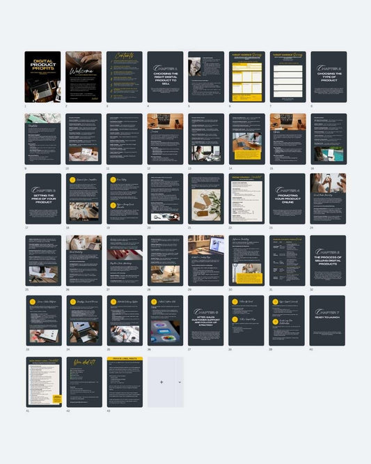 How to sell digital products and profit - ebook preview