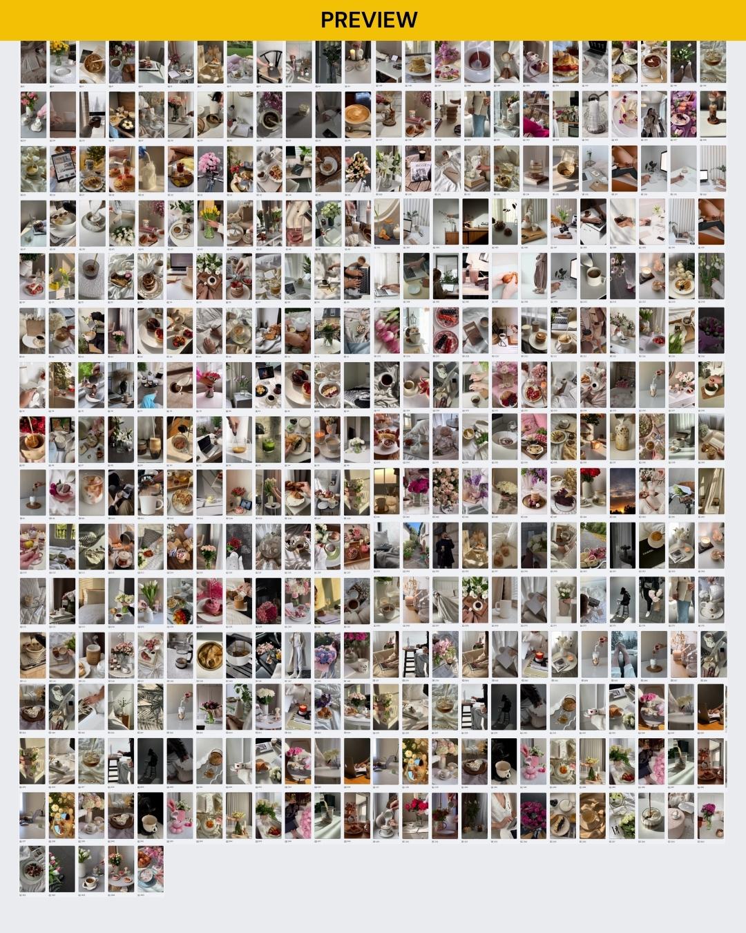 Preview of 365 Faceless Video Reels Aesthetic Vibes