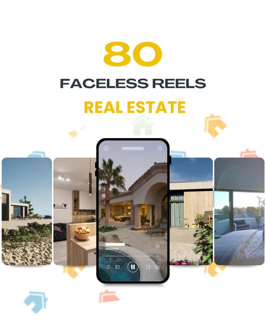 Real Estate Videos – 80 Faceless Reels