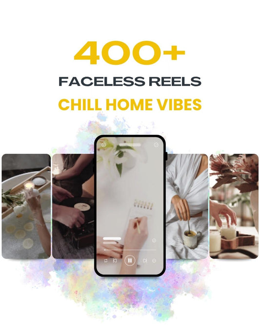400+ Chill Home Faceless Reels