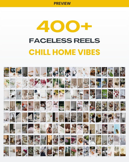 400+ Chill Home Faceless Reels