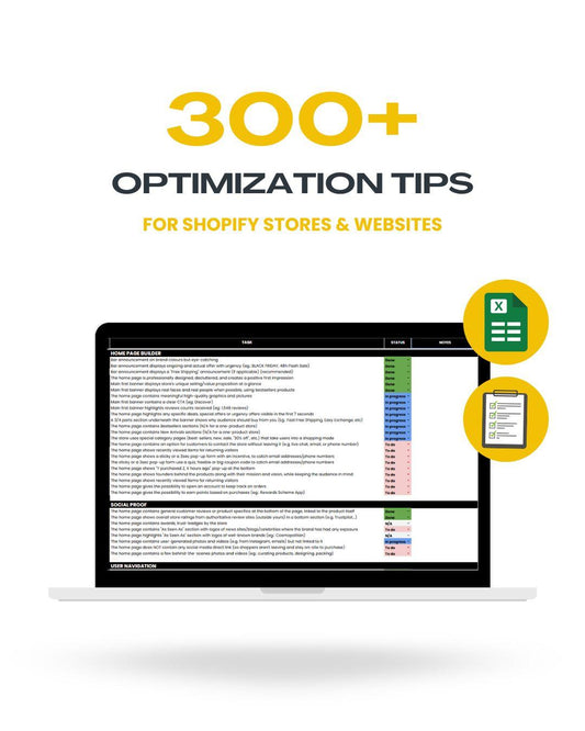 The Ultimate E-Commerce Shopify Store & Website Checklist